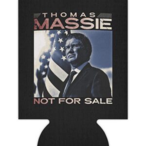 Thomas Massie Not For Sale Can Cooler