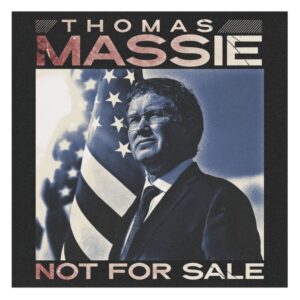 Thomas Massie Not For Sale Car Magnets & Sticker
