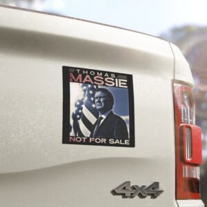 Thomas Massie Not For Sale Car Magnets & Sticker