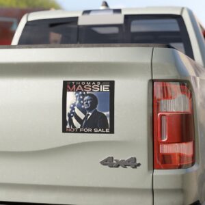 Thomas Massie Not For Sale Car Magnets & Sticker