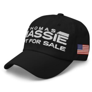 Thomas Massie Not For Sale Hat