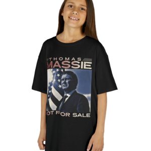 Thomas Massie Not For Sale Kid's Shirt