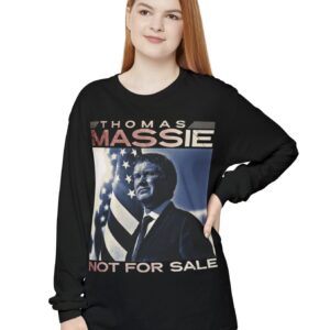 Thomas Massie Not For Sale Long Sleeve T-Shirt