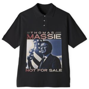 Thomas Massie Not For Sale Plolo Shirt