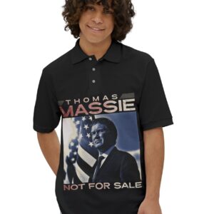 Thomas Massie Not For Sale Plolo Shirt