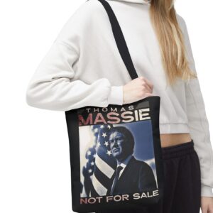 Thomas Massie Not For Sale Tote Bag