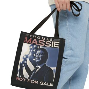 Thomas Massie Not For Sale Tote Bag